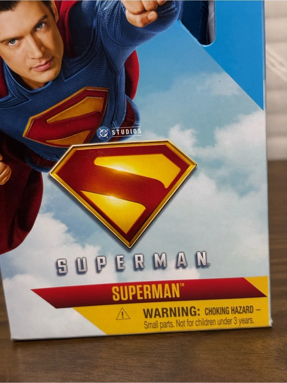 DC Superman Figure in Blue, Red & Yellow New in the box 12” tall
